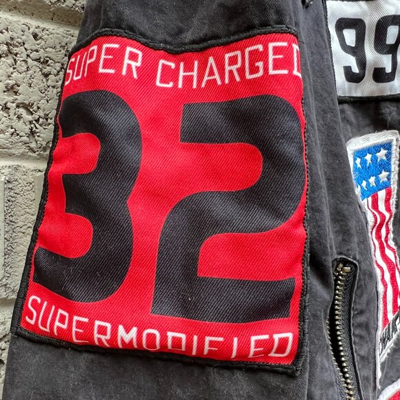 Vintage One Star Bomber Jacket Sz Small - Picture 4 of 6